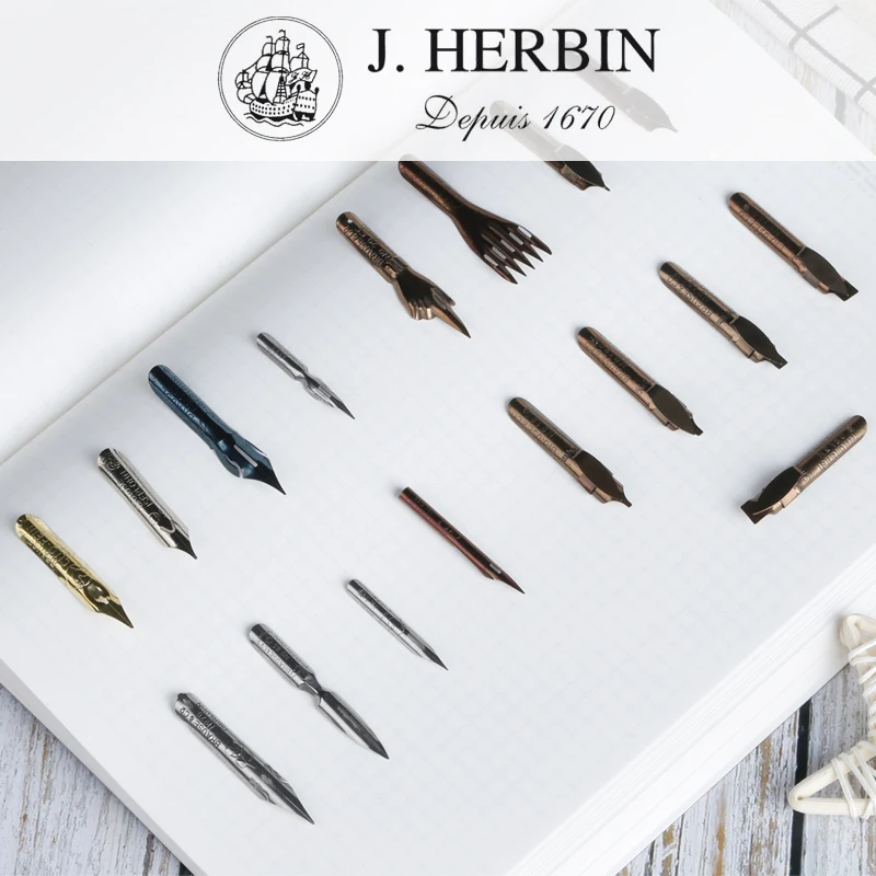 Fountain Pen Calligraphy Flex Nib - Original France's J. Herbin x Brause