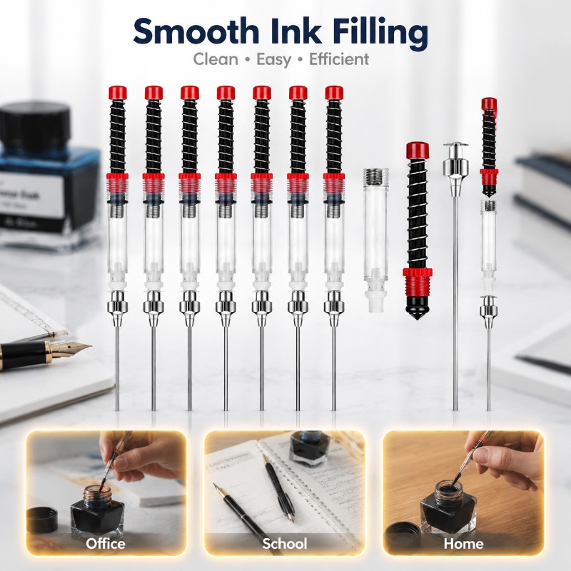 Fountain Pen Converter Ink Suction - Spring Powered Push Pull Fountain Pen