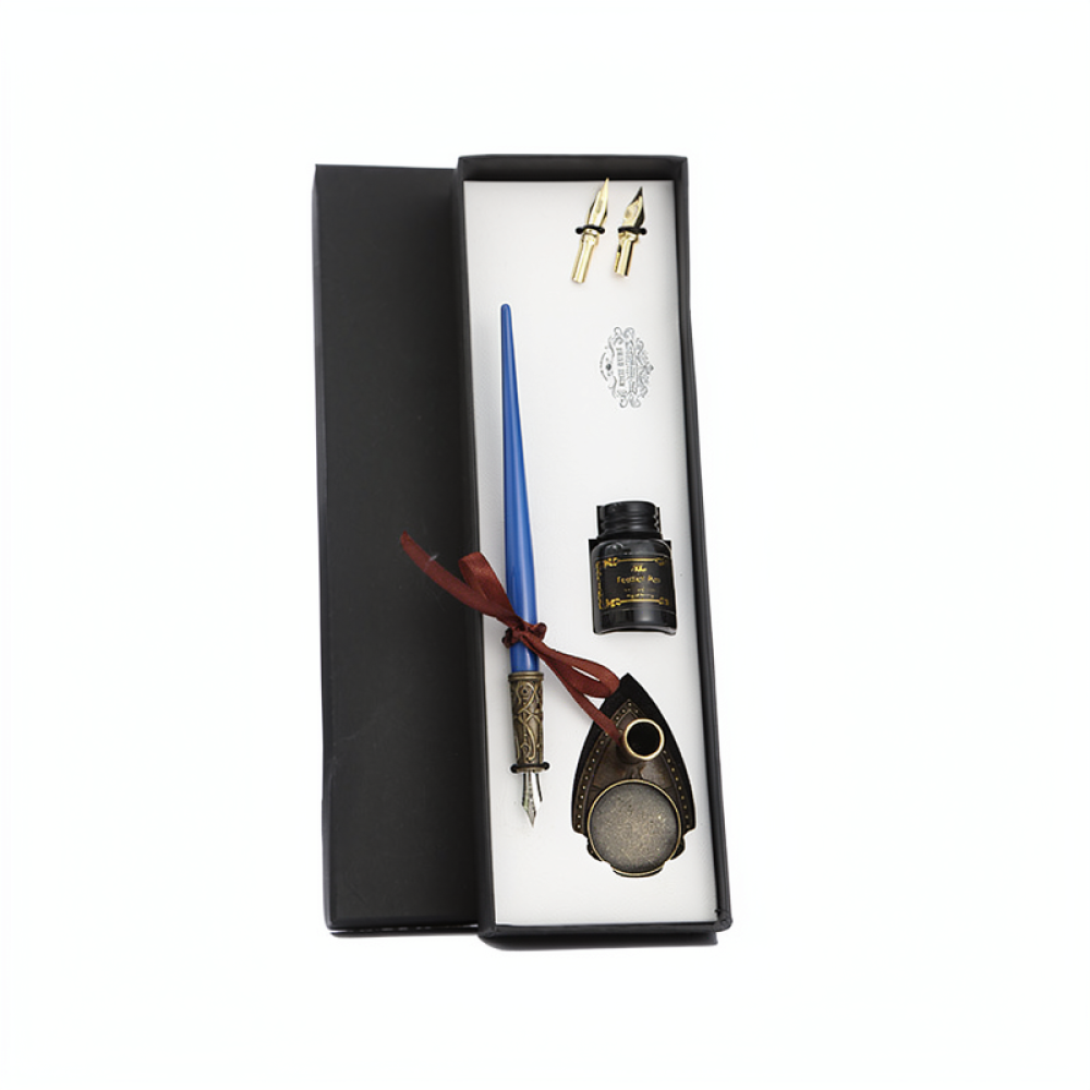 Glass Dip Pen Calligraphy Ink Set - Exquisite Glass Dip Pen Set For