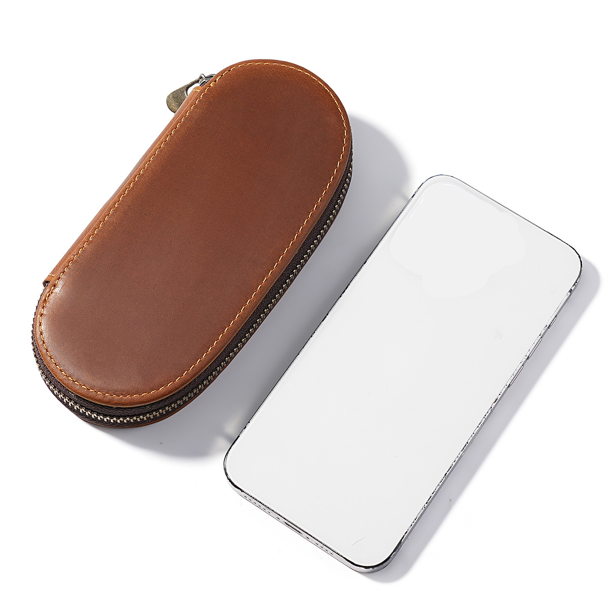 Retro 3-slot Fountain Pen Case - Leather Fountain Pen Case 3 Slots Pouch 评论和价格