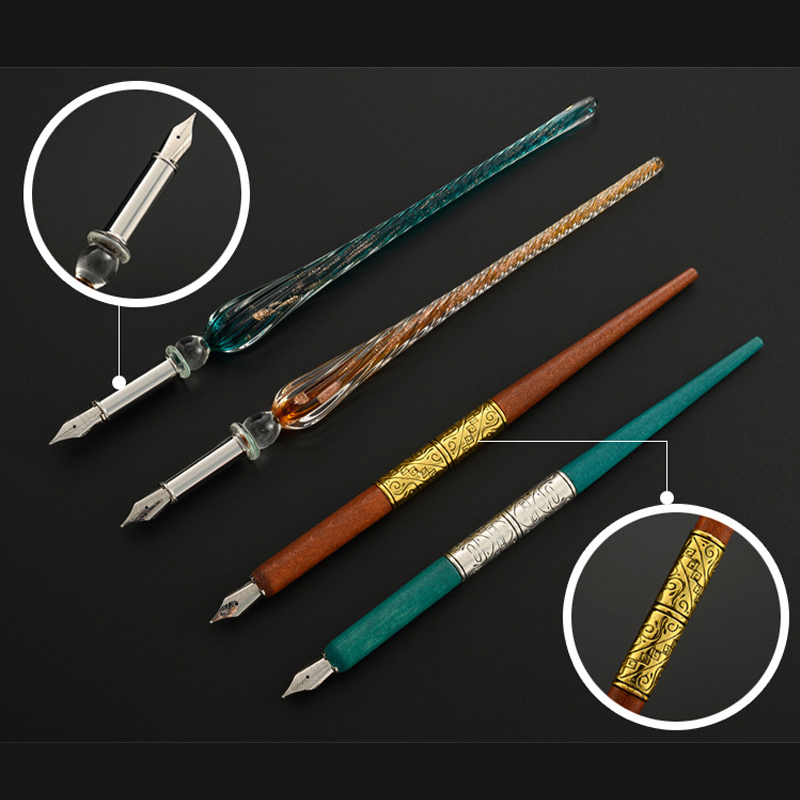 Glass Dip Pen Sets Star Starry - Glass Dip Pen Calligraphy Ink Set 评论和价格