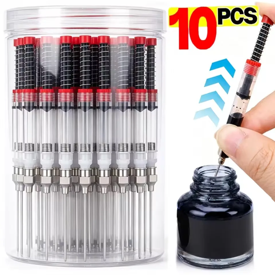 10-1PCS Fountain Pen Filler In - Fountain Pen Converter Ink Suction 评论和价格