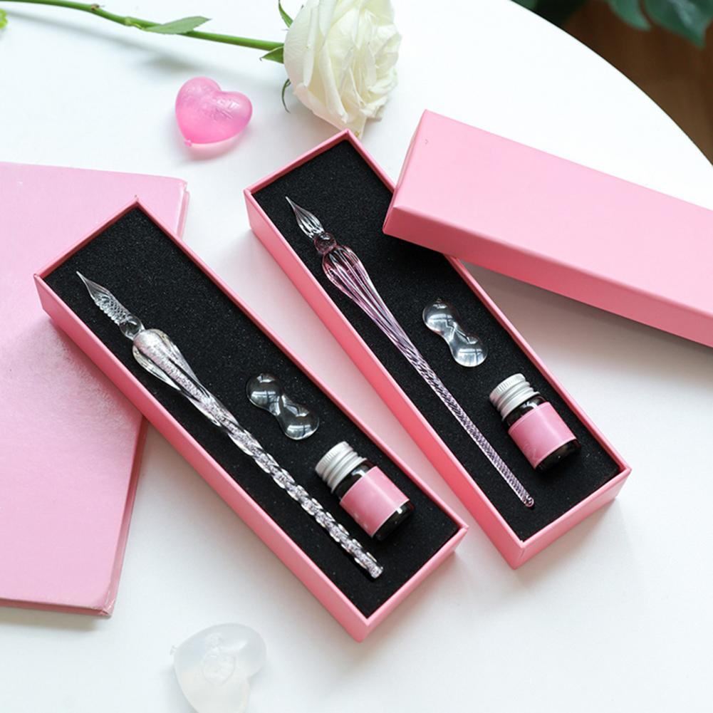 Glass Dip Pen Set With Ink & P - Glass Dip Pen Calligraphy Ink Set 评论和价格