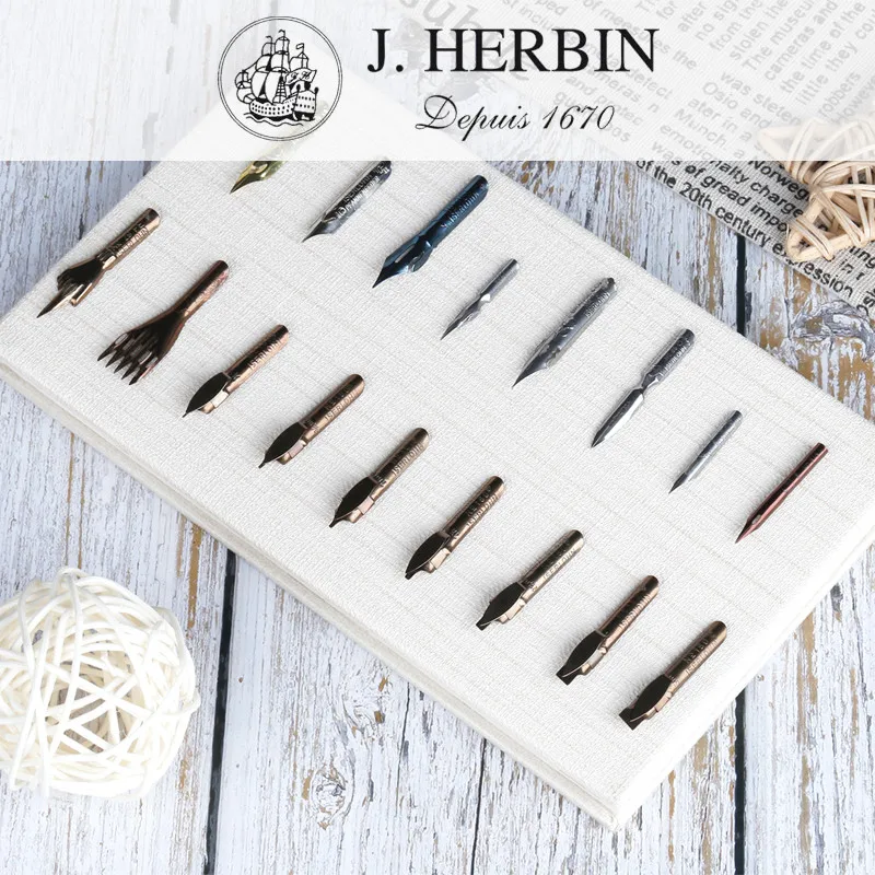 Original France's J. Herbin x  - Fountain Pen Calligraphy Flex Nib 评论和价格