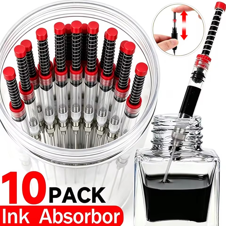 1-10pcs Fountain Pen Filler In - Fountain Pen Converter Ink Suction 评论和价格