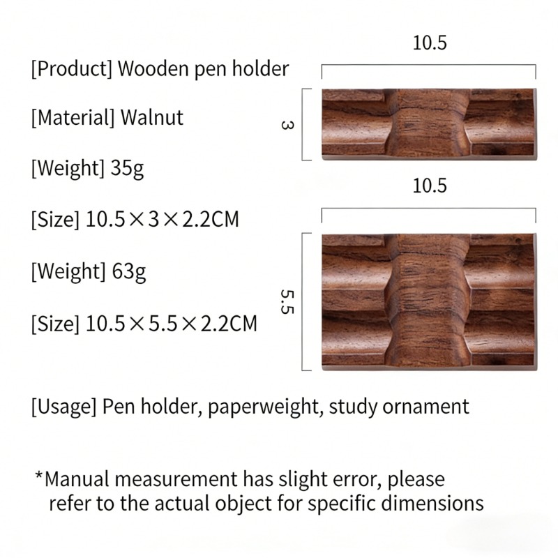 Walnut Wood Pen Holder Stand f - Wooden Fountain Pen Desk Stand Holder 评论和价格
