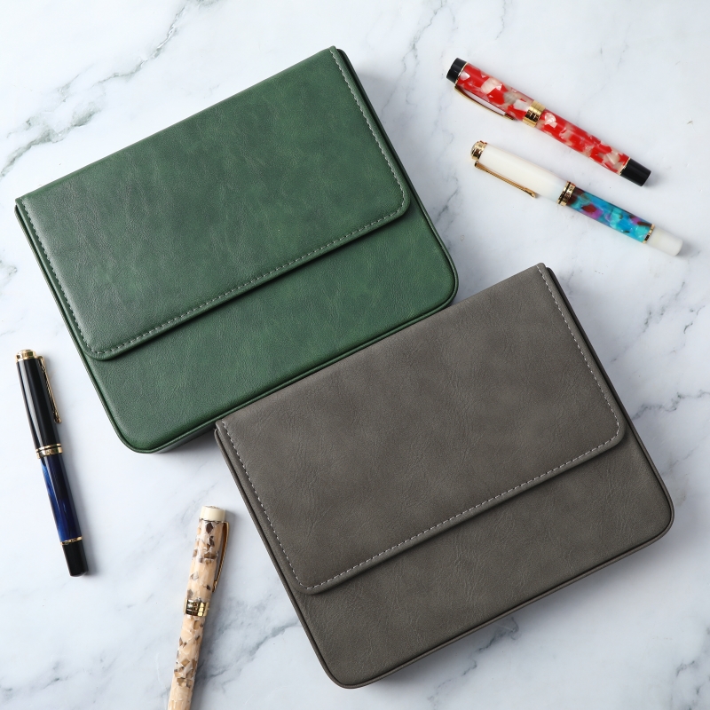 Luxury PU Leather Fountain Pen - Leather Fountain Pen Case 3 Slots Pouch 评论和价格