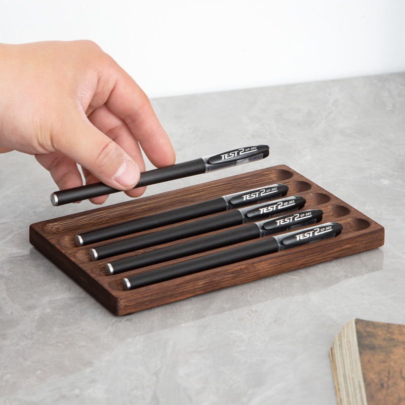 Fountain Pen Holder Desktop Di - Wooden Fountain Pen Desk Stand Holder 评论和价格