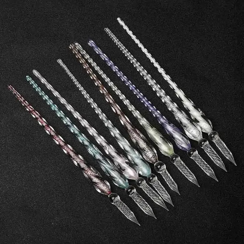 Crystal Glass Dipping Pen Set  - Glass Dip Pen Calligraphy Ink Set 评论和价格
