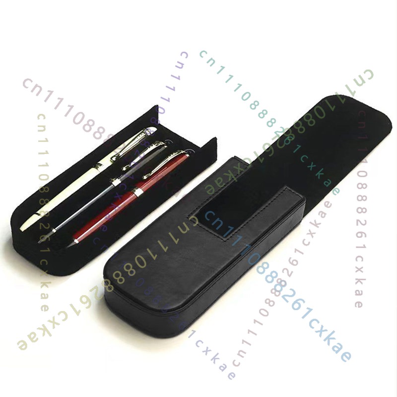 3‑Slots Pen Storage Case, PU L - Leather Fountain Pen Case 3 Slots Pouch 评论和价格