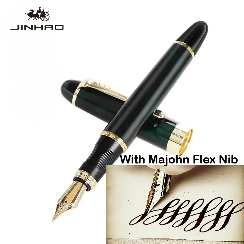 JINHAO X450 Fountain Pen With  - Fountain Pen Calligraphy Flex Nib 评论和价格