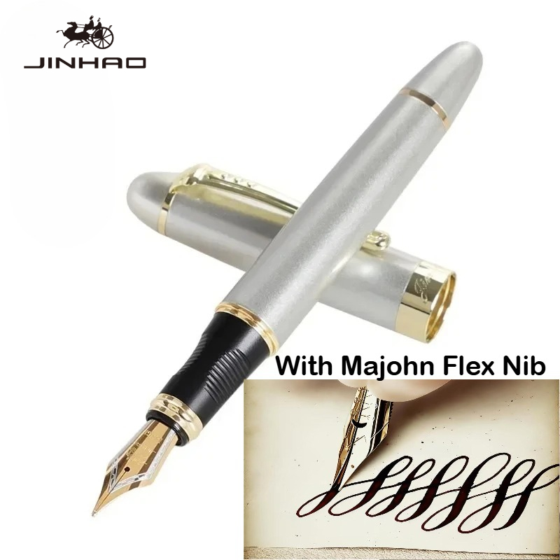 JINHAO X450 Fountain Pen With  - Fountain Pen Calligraphy Flex Nib 评论和价格