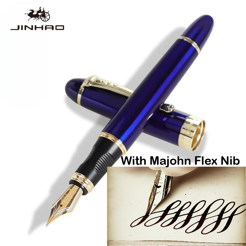 JINHAO X450 Fountain Pen With  - Fountain Pen Calligraphy Flex Nib 评论和价格