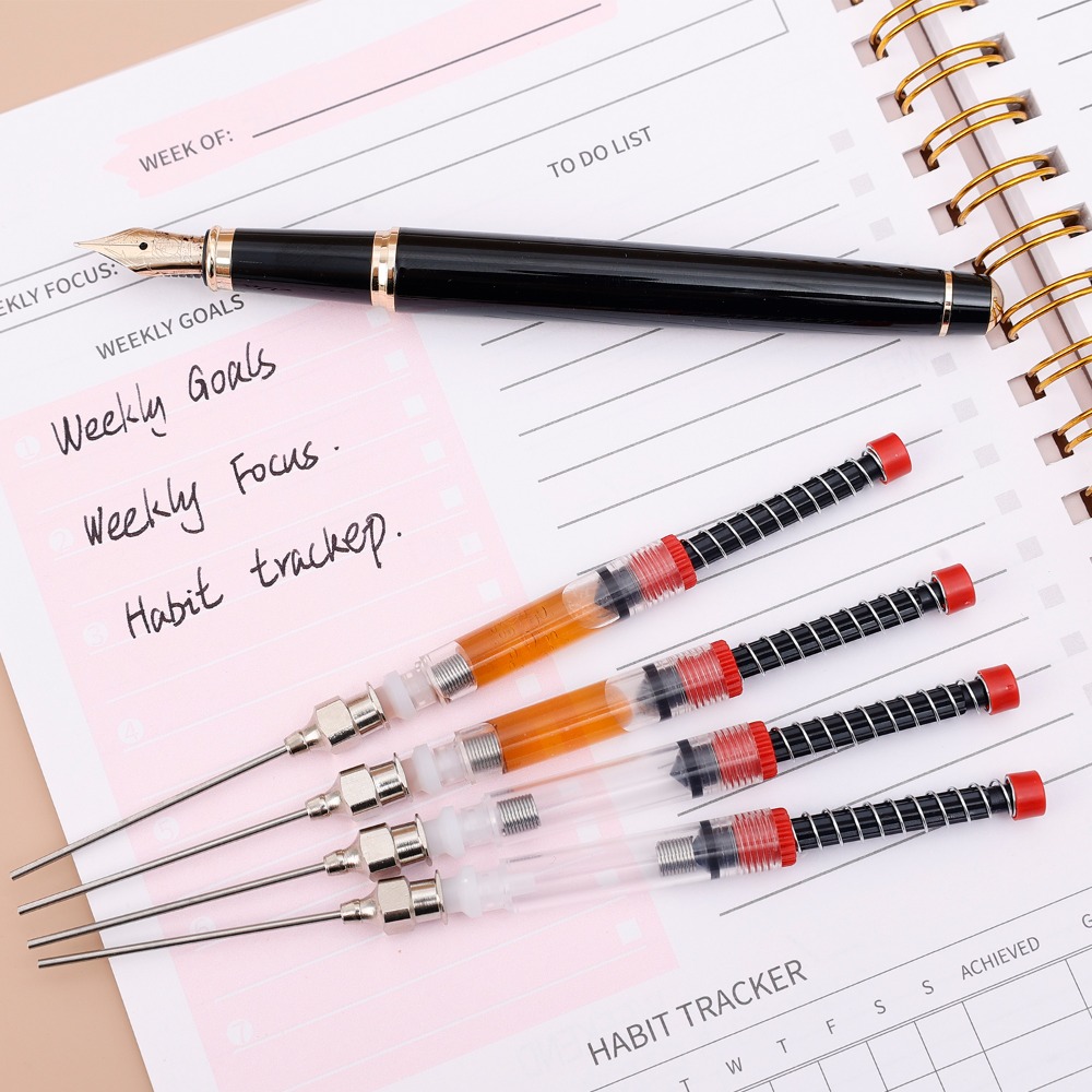 1-10PCS Fountain Pen Filler In - Fountain Pen Converter Ink Suction 评论和价格