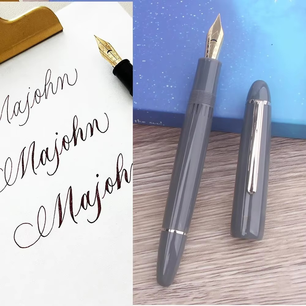 MAJOHN P139/P138/P136 Piston F - Fountain Pen Calligraphy Flex Nib 评论和价格