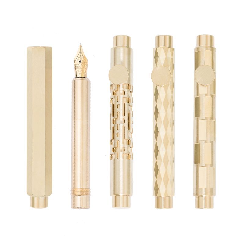 BALAOYE JOWO Brass Fountain Pe - Fountain Pen Calligraphy Flex Nib 评论和价格