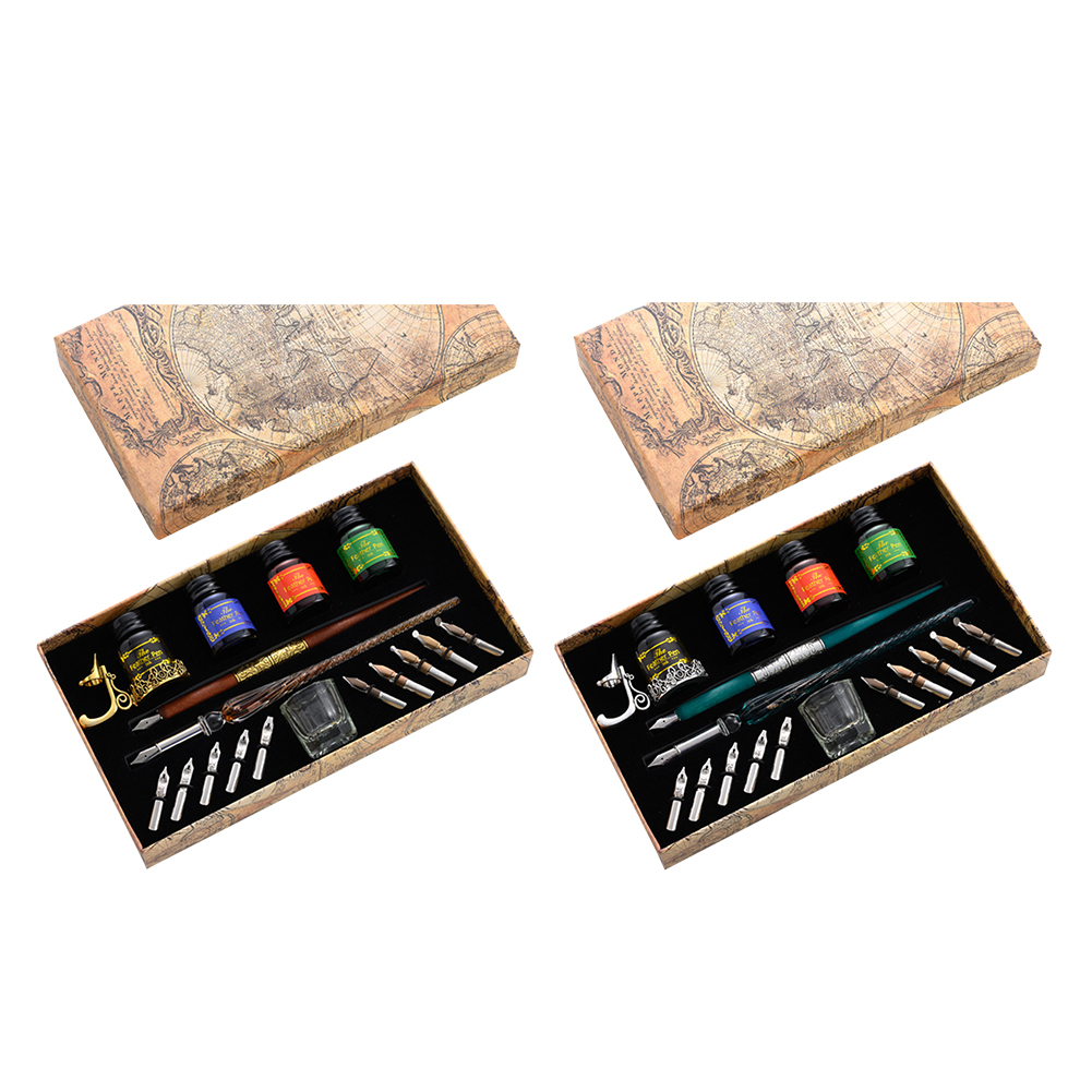 European Dip Pen Fountain Retr - Glass Dip Pen Calligraphy Ink Set 评论和价格