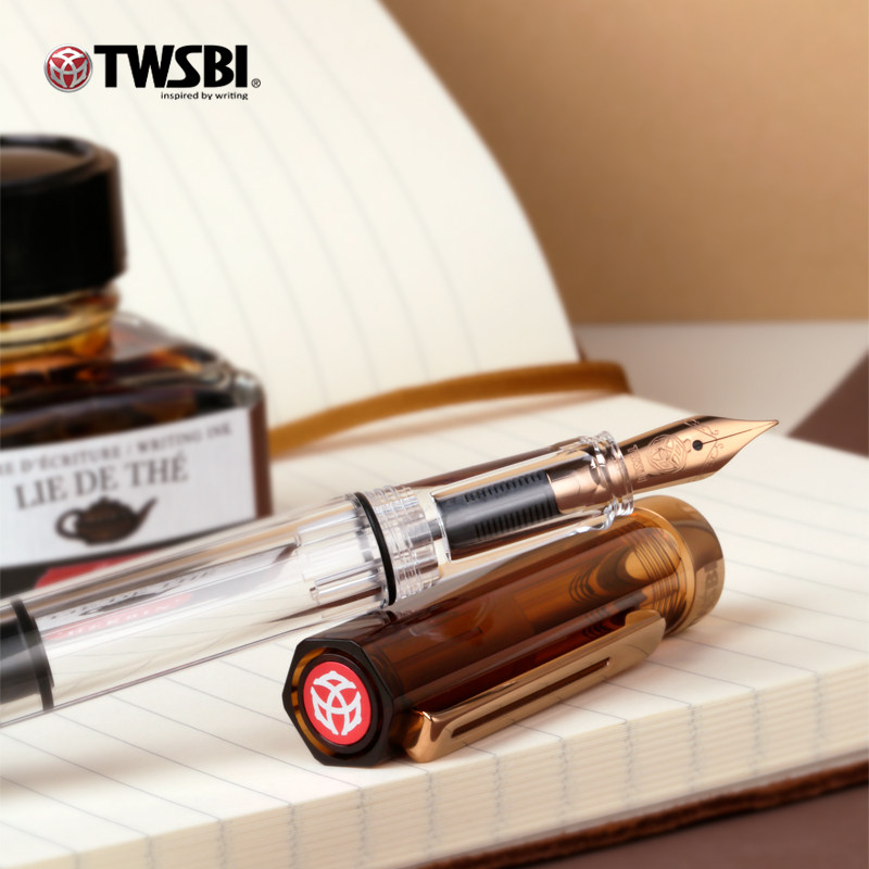 TWSBI ECO Coffee Brown Fountai - Fountain Pen Piston Filler Large Ink 评论和价格