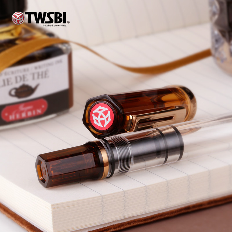 TWSBI ECO Coffee Brown Fountai - Fountain Pen Piston Filler Large Ink 评论和价格