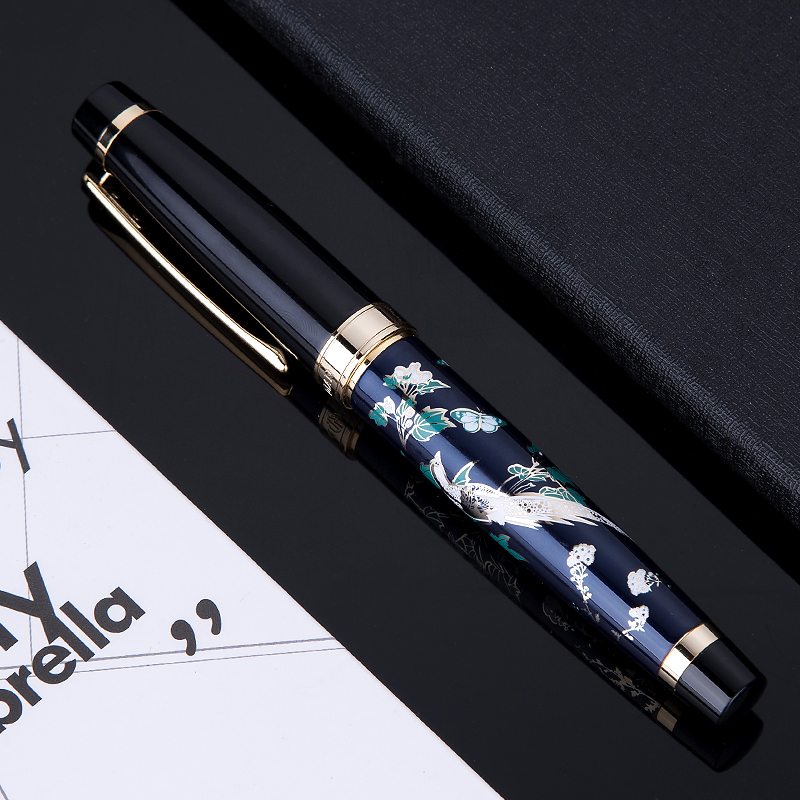 Hongdian Chinese Maki-e Callig - Fountain Pen Calligraphy Flex Nib 评论和价格