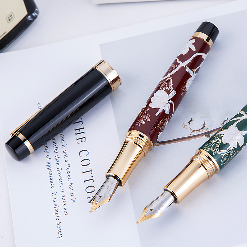 Hongdian Chinese Maki-e Callig - Fountain Pen Calligraphy Flex Nib 评论和价格