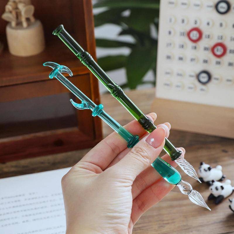 Glass Dip Pen Calligraphy Pen  - Glass Dip Pen Calligraphy Ink Set 评论和价格