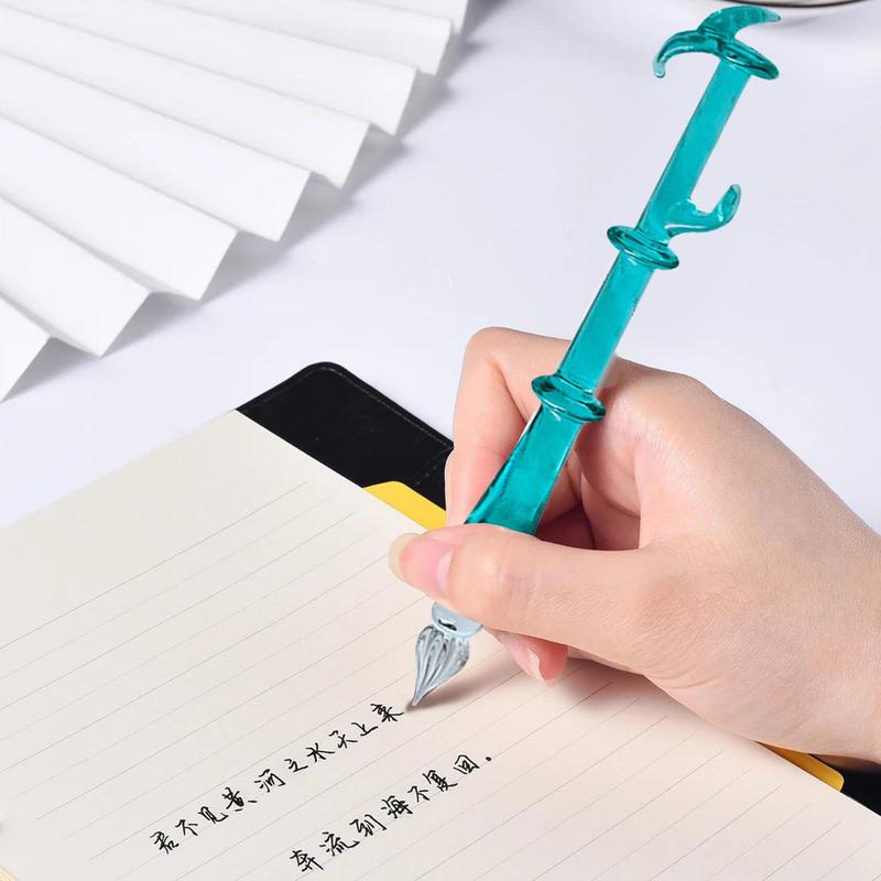 Glass Dip Pen Calligraphy Pen  - Glass Dip Pen Calligraphy Ink Set 评论和价格