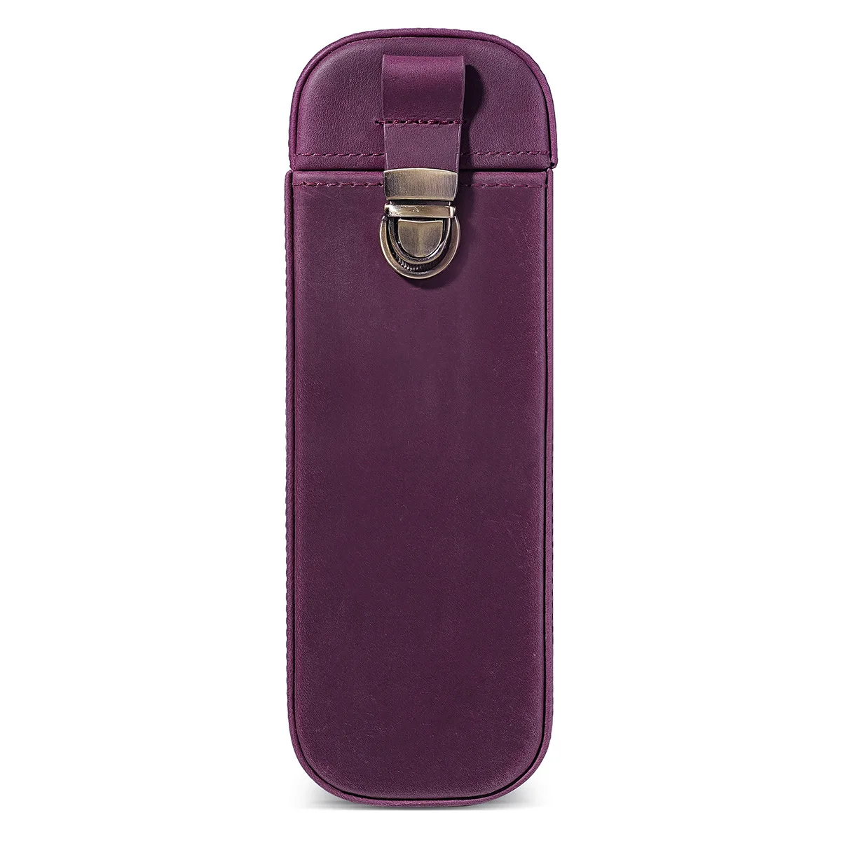 Full Grain Crazy Horse Leather - Leather Fountain Pen Case 3 Slots Pouch 评论和价格