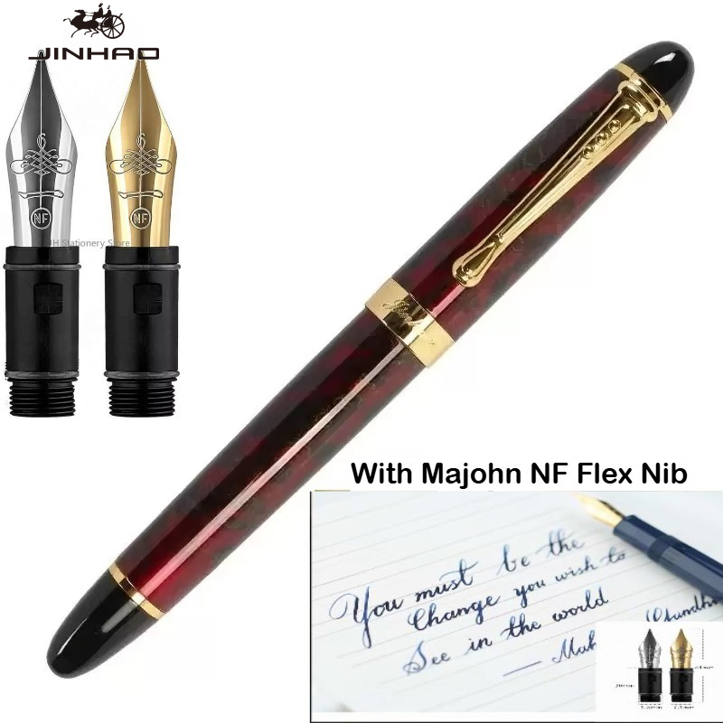 JINHAO X450 Fountain Pen With  - Fountain Pen Calligraphy Flex Nib 评论和价格