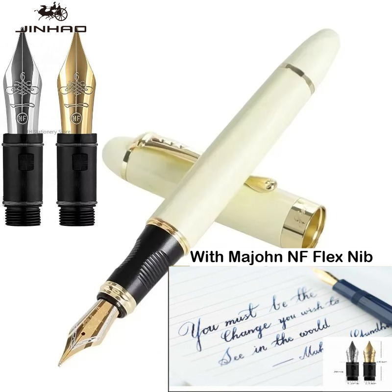 JINHAO X450 Fountain Pen With  - Fountain Pen Calligraphy Flex Nib 评论和价格